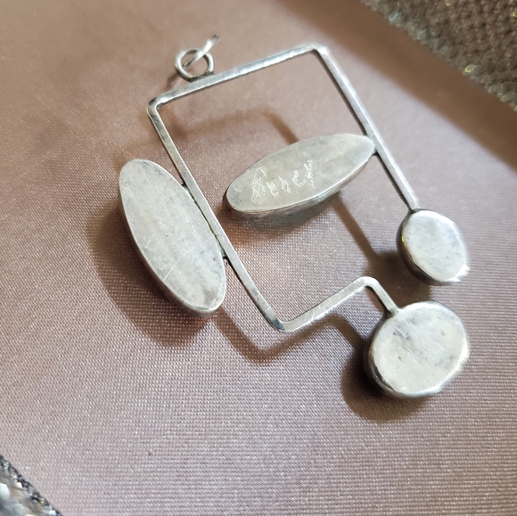 Sterling Artisan Gemstone Pendant - Picture 5 of 9